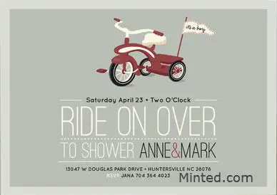 baby shower invite minted